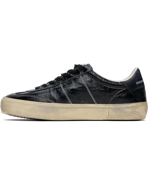 Golden Goose Deluxe Brand Black Soul Star Sneakers for men