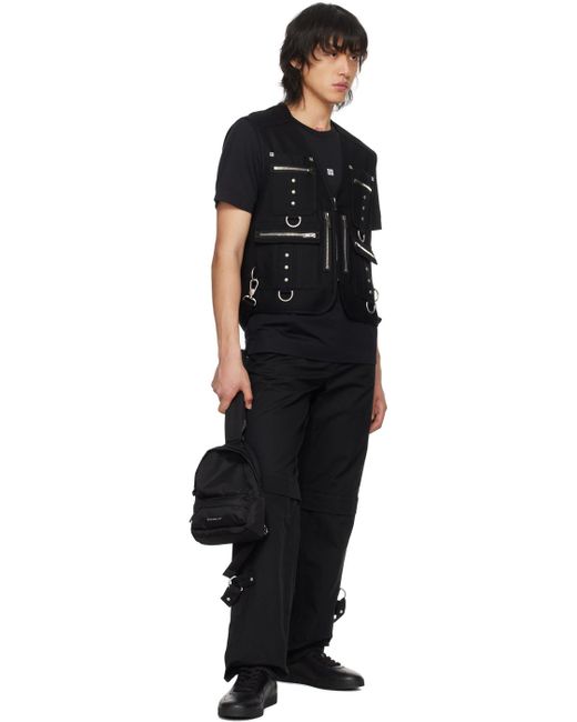 メンズ Givenchy スモール Essential U バックパック Black