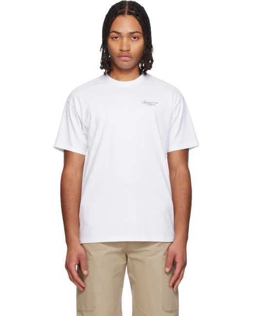 T-Shirt Blanc À Logos Imprimés Givenchy pour homme en coloris White