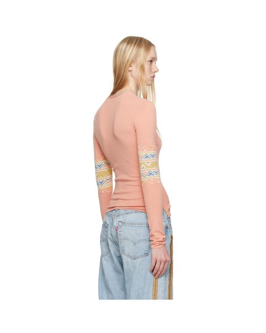 Conner Ives Blue Sock Long Sleeve Henley
