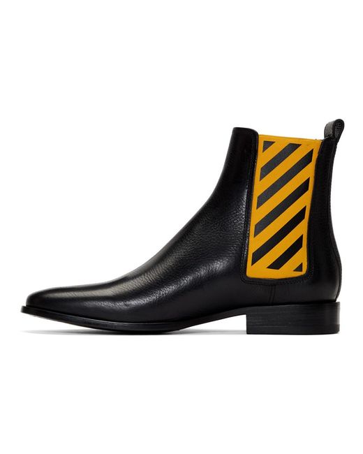 yellow chelsea boots mens