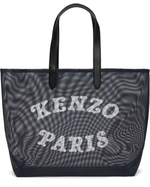 KENZO Black Verdy Edition Paris Play' Large Tote for men