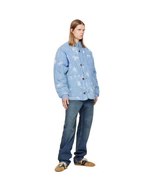 Isabel Marant Blue Taeliss Coat for men
