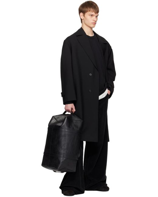 The Row Black Chani Trousers for men