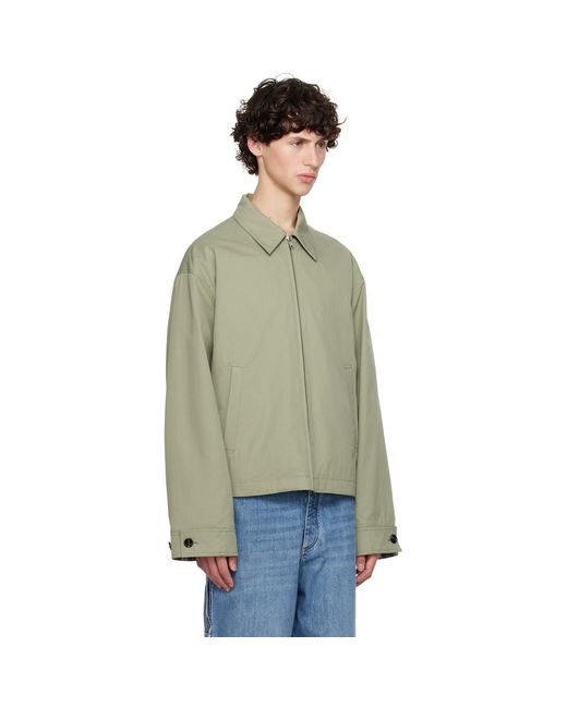 Bottega Veneta Green Khaki Light Jacket for men