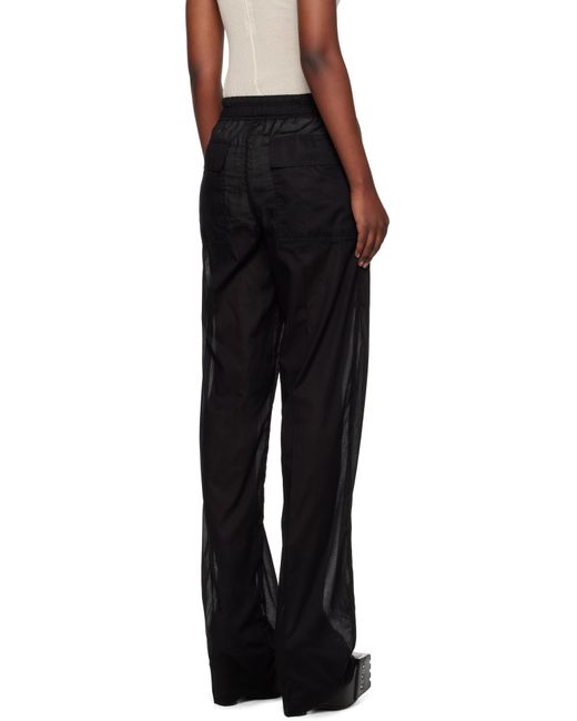Rick Owens ブラック Hollywood Dietrich ドローストリング ラウンジパンツ Black