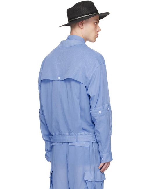 SOSHIOTSUKI Auto Mechanics Work Jacket in Blue for Men | Lyst Canada