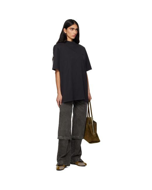 The Attico Black Long Jeans