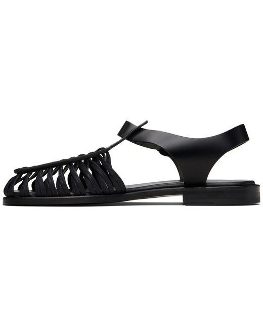 Hereu Black Alaro Sandals for men