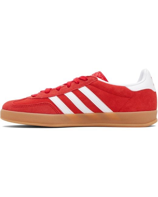 Adidas Originals Red Gazelle Indoor Sneakers for men