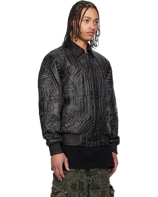 メンズ Who Decides War ブラック Pelle Pelleエディション Cathedral レザージャケット Black