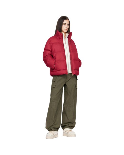 Moncler Red Vivantesse Down Jacket