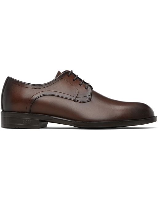 Boss Black Leather Derbys for men