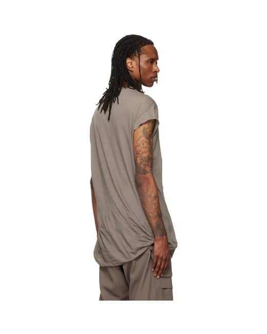 Rick Owens Brown Tower Rick S Jumbo S/S T-Shirt for men