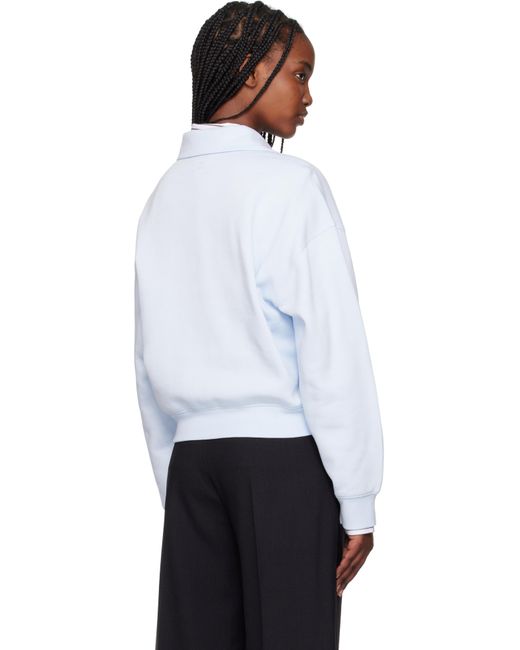 Filippa K ブルー スウェットシャツ ポロシャツ White