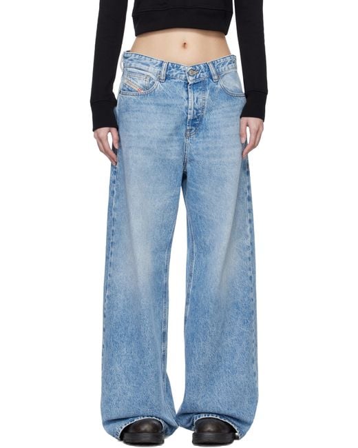 DIESEL Relaxed 1996 D-Sire 09I29 Jeans in Blue | Lyst