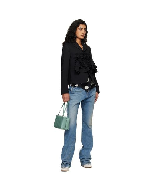 Comme des Garçons Black Gabardine Blazer