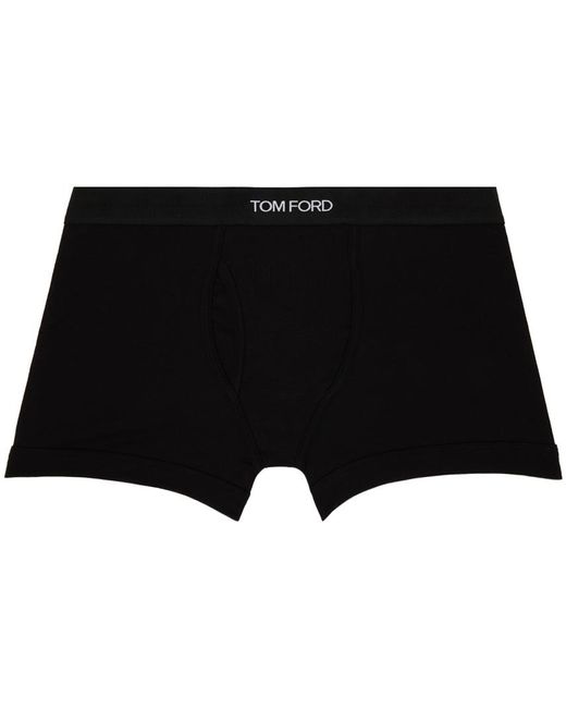 Ensemble de deux boxers noir et blanc Tom Ford pour homme en coloris Black