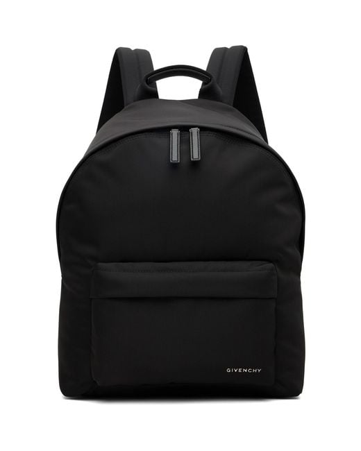 Givenchy Black Essential U Backpack for men