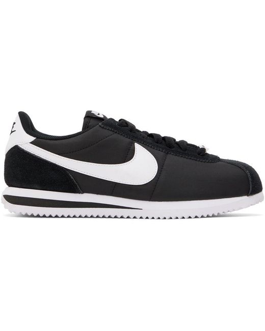 black cortez shoes