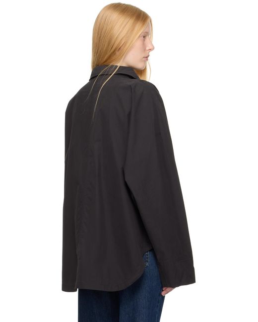 Totême  Black Summer Parachute Jacket