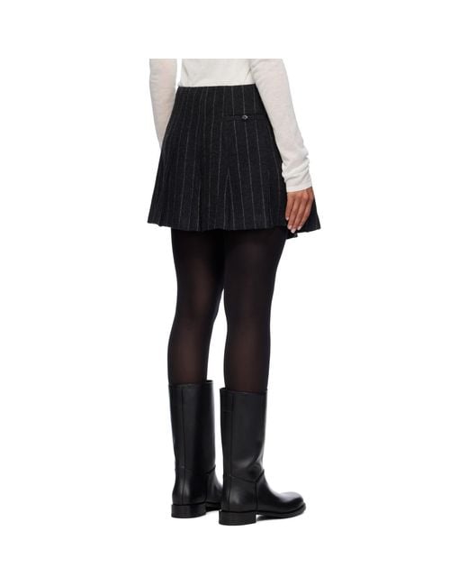 THE GARMENT Black Richard Tennis Miniskirt