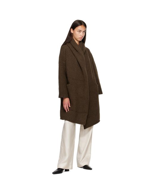 Lauren Manoogian Brown Khaki Capote Coat