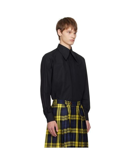 Vivienne Westwood Black Tuxedo Shirt for men