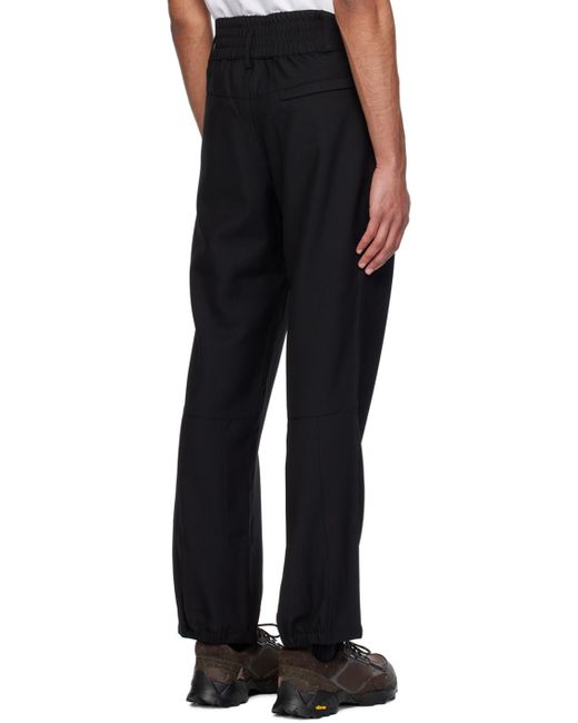 Pantalon de style militaire noir GR10K pour homme en coloris Black