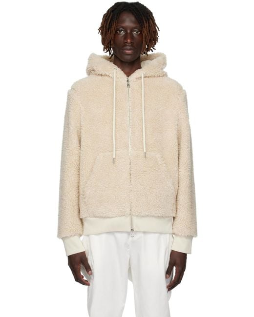 Moncler Multicolor Teddy Hoodie for men