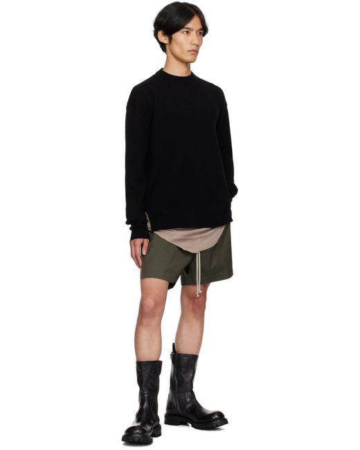 メンズ Rick Owens カーキ Concordians Bela ボクサー ショートパンツ Green