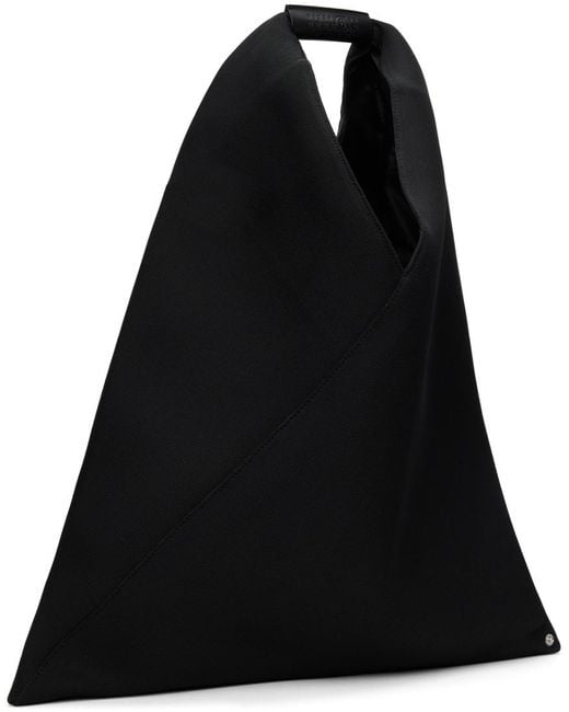 MM6 by Maison Martin Margiela Black Classic Triangle Tote for men