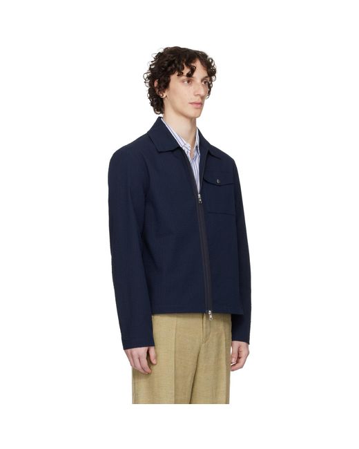 Moncler Blue Archivio Creativo Jacket for men