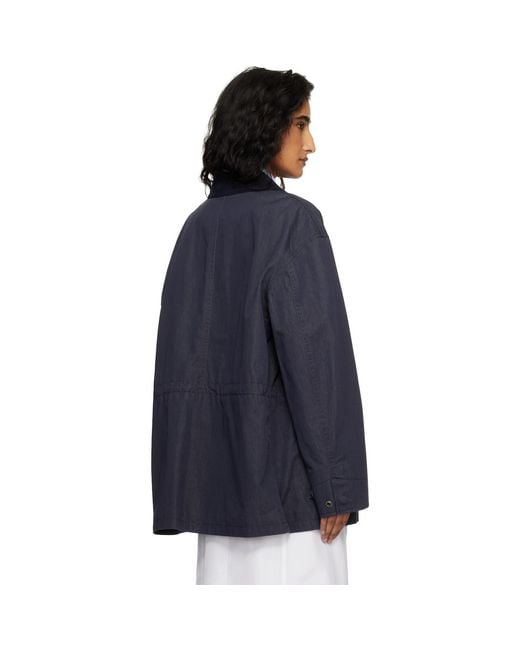 DUNST Blue Cotton Chore Jacket