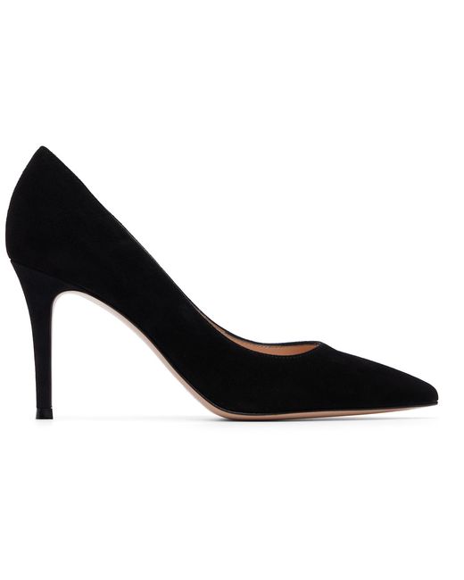 Gianvito Rossi Black Gianvito 85 Heels