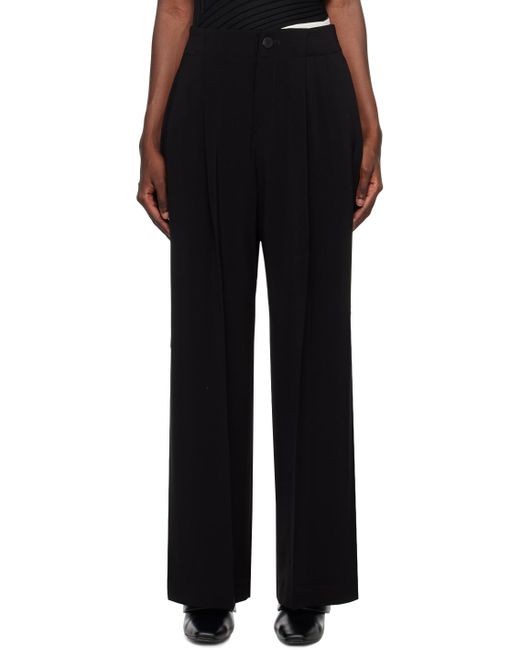 Issey Miyake Black Square One Solid Trousers