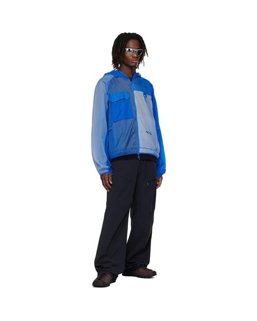 RCOS Blue Griffith Running Jacket for men