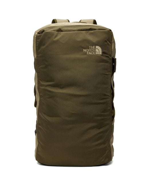 The North Face Green Khaki Base Camp Voyager Duffle Bag for men
