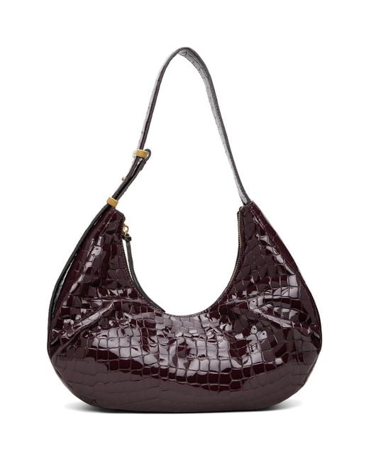 Rag & Bone Purple Burgundy Hudson Leather Bag