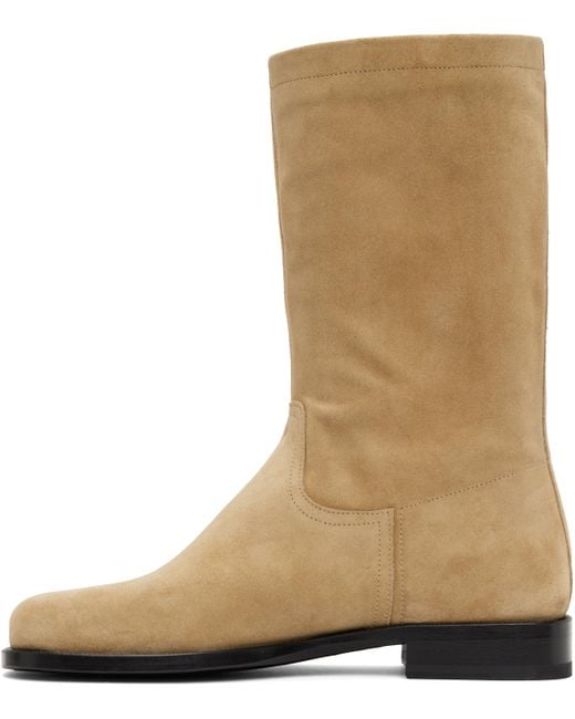 Lemaire Natural Soft Workwear Boots for men