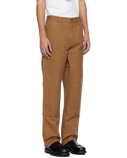 Pantalon brun clair à empiècement aux genoux Carhartt pour homme en coloris Multicolor