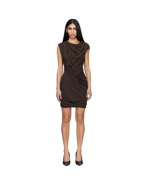 Entire studios Black Twist Minidress