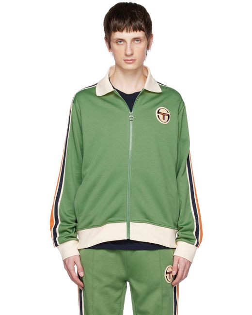 Sergio Tacchini Green Monte Track Jacket for men