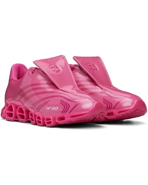 Adidas Originals Black F50 Tunit Mega Consortium Sneakers for men
