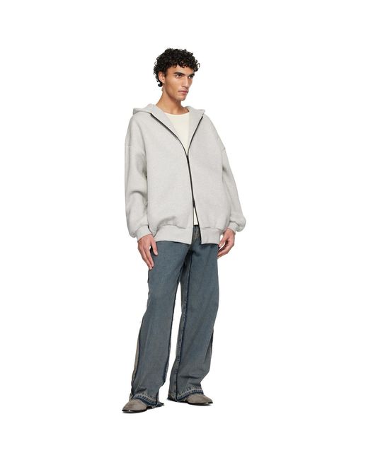 Fear Of God White Athletics Zip Up Hoodie for men