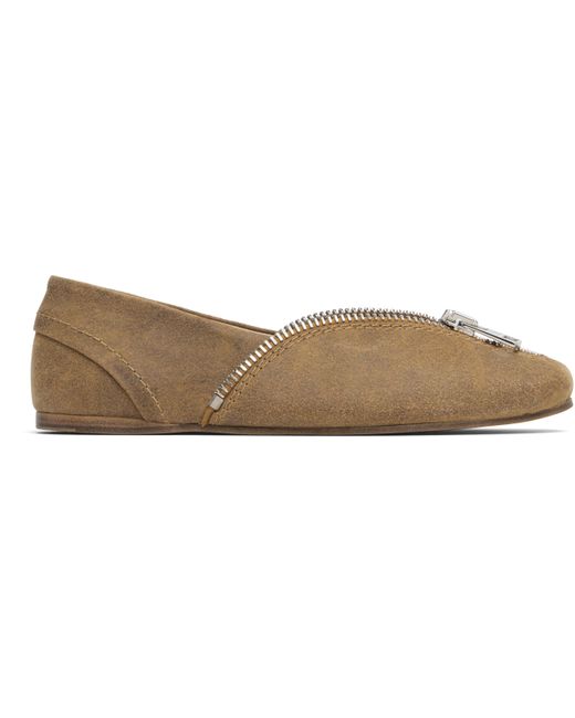 Ballerines Motard Brun Clair J.W. Anderson en coloris Black