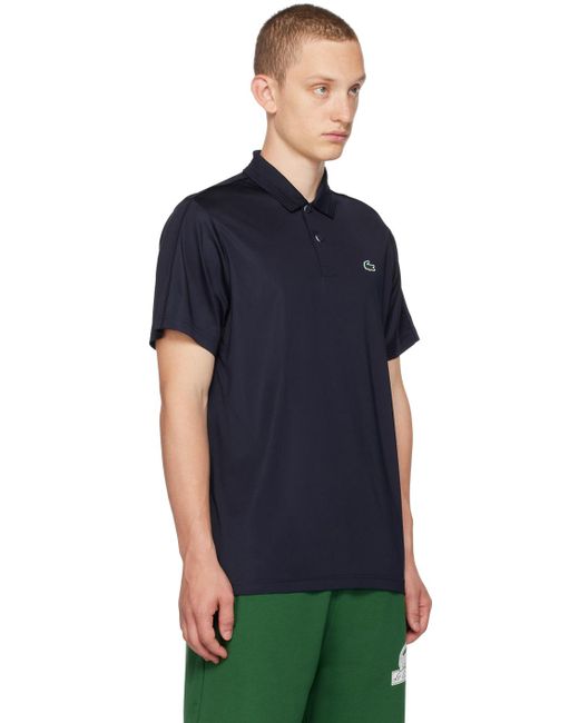Lacoste Blue Navy Quick Drying Polo for men