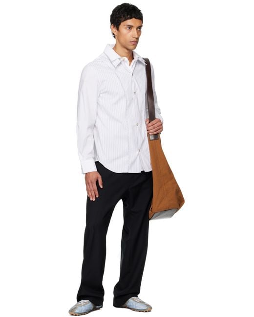 STEFAN COOKE Black Tuxedo Trousers for men