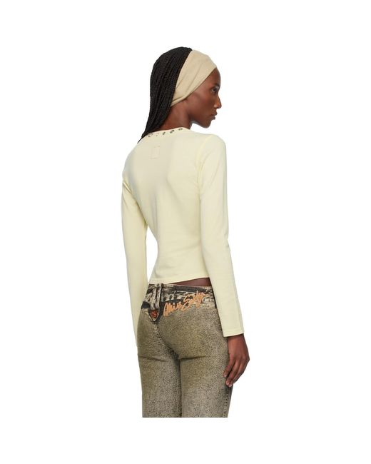 Miss Sixty Black Knwls Edition Logo Patchwork Top