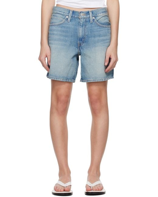 Levi's Blue 94 Baggy Denim Shorts